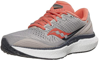 Tênis de corrida feminino Saucony Triumph 18 Moonrock/Coral