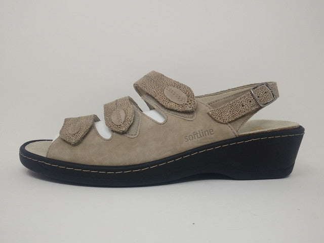 Sandália Fidelio Softline Gerti G Feminina Bege Tamanho 9,5 B(M) EUA