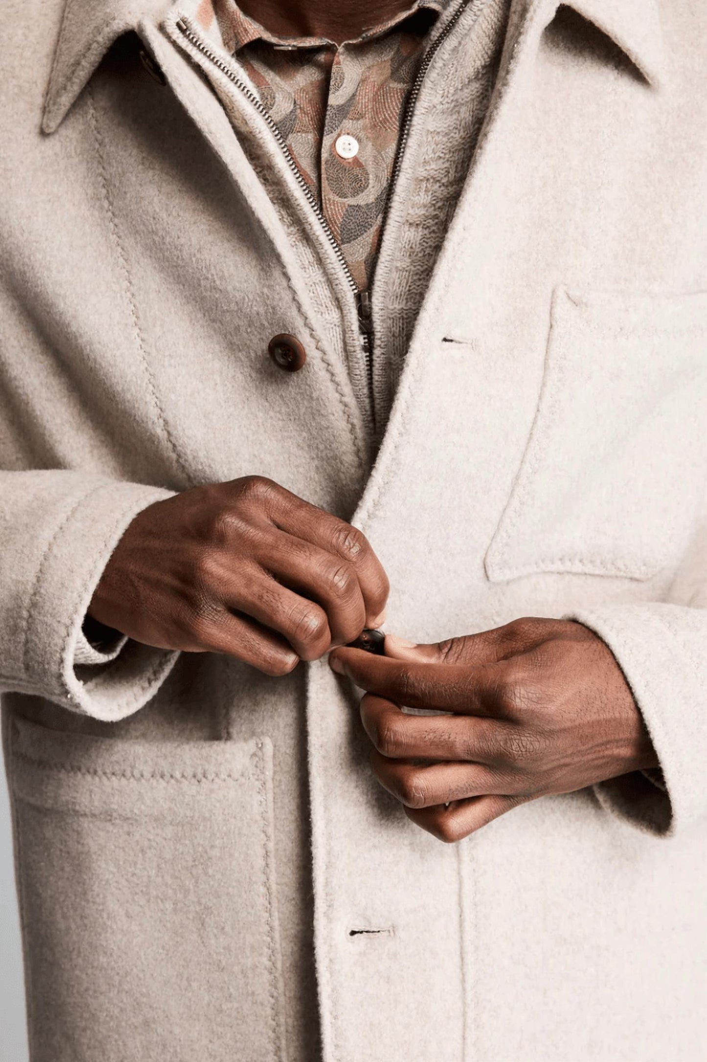 Billy Reid - Felted Wool Chore Coat