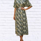 Calypso - Jenneke Palm Leaf Shift Dress