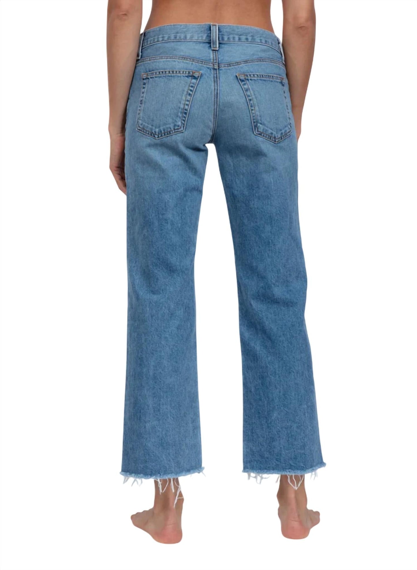 Askk Ny - Low Rise Straight Jeans