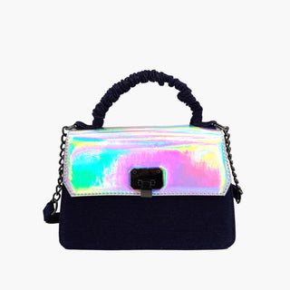 Like Dreams - Bolsa transversal vegana metálica Blaze feminina