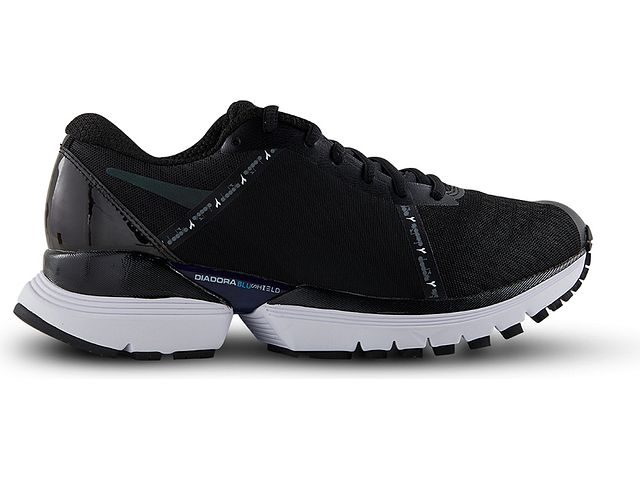 Tênis de corrida Diadora Mythos Blushield Elite Hip masculino, preto, tamanho 9 D(M) EUA