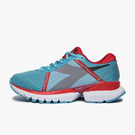 Tênis de corrida feminino Diadora Mythos Blushield Elite Hip, azul, tamanho 10 B(M) EUA