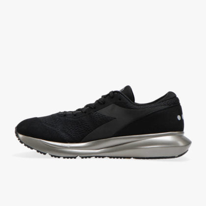 Tênis de corrida Diadora Mythos MDS masculino preto/prateado