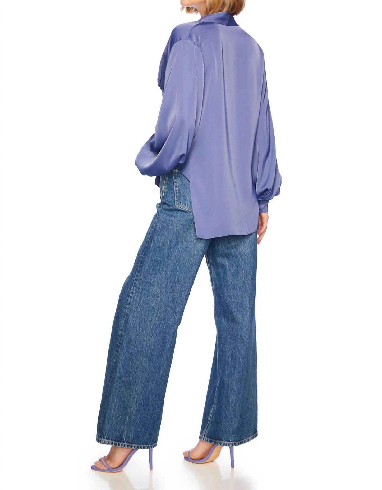 Susana Monaco - Matte Satin Tie Blouse