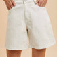 Anniewear - High Waist Stretch Mom Shorts