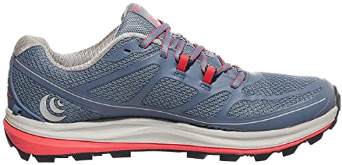 Tênis de corrida de trilha Topo Terraventure 2 feminino, cor ardósia/papoula