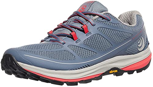 Tênis de corrida de trilha Topo Terraventure 2 feminino, cor ardósia/papoula