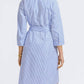 Foxcroft - Fiona Seersucker Thin Stripe 3/4 Sleeve Dress