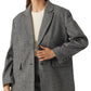 Blazer oversized Lizzie da Vero Moda cinza
