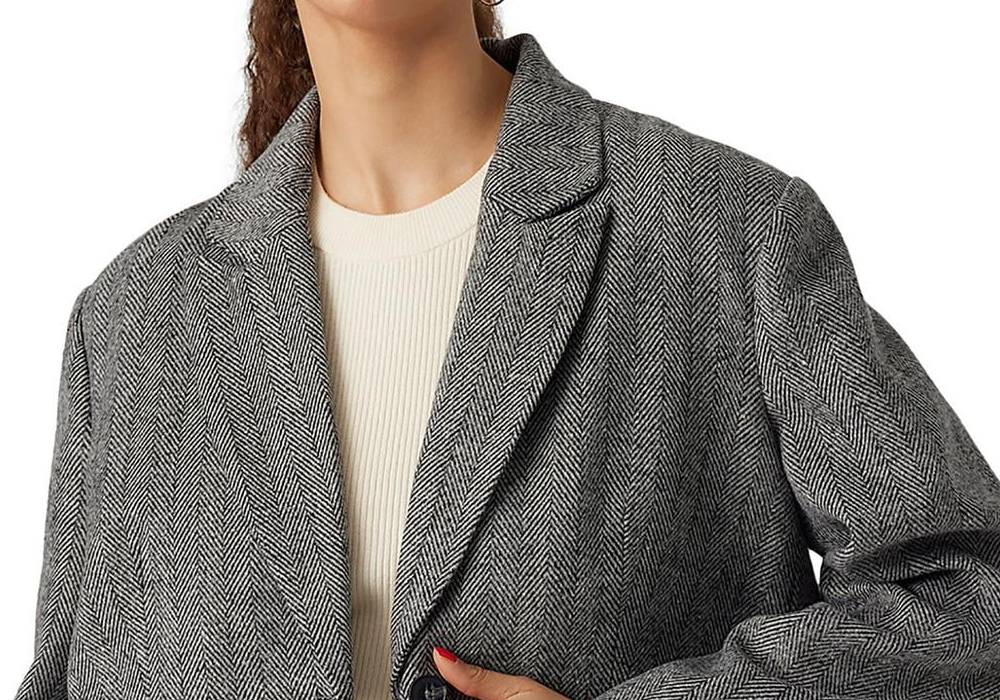 Blazer oversized Lizzie da Vero Moda cinza