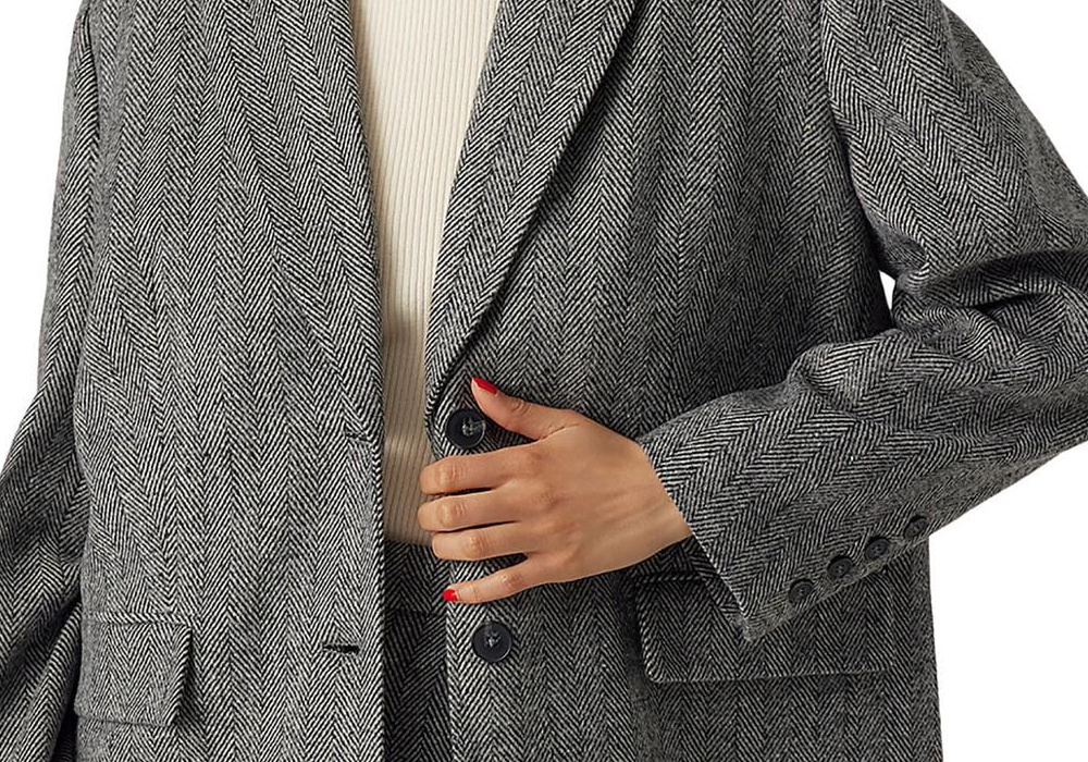 Blazer oversized Lizzie da Vero Moda cinza