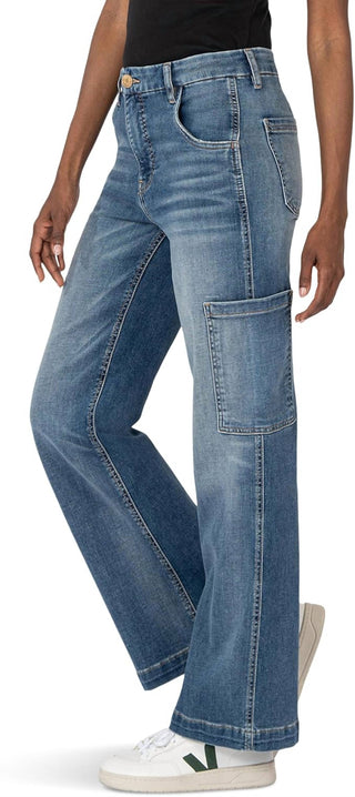 Kut From The Kloth - Calça jeans Jodi de cintura alta e perna larga