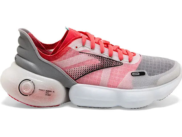 Tênis de corrida Brooks Aurora feminino, cinza, tamanho 9,5 B(M) EUA