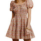 Love The Label - Nicola Floral Pattern Mini Dress