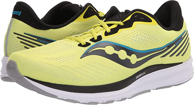 Tênis de corrida Saucony Ride 14 masculino Citrus/Preto
