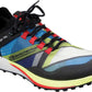 Tênis de corrida Skechers Go Run Speed ​​Trail Hyper masculino, preto/multicolorido