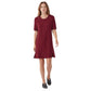 Splendid Women's Vintage Thermal Dress - Ruby