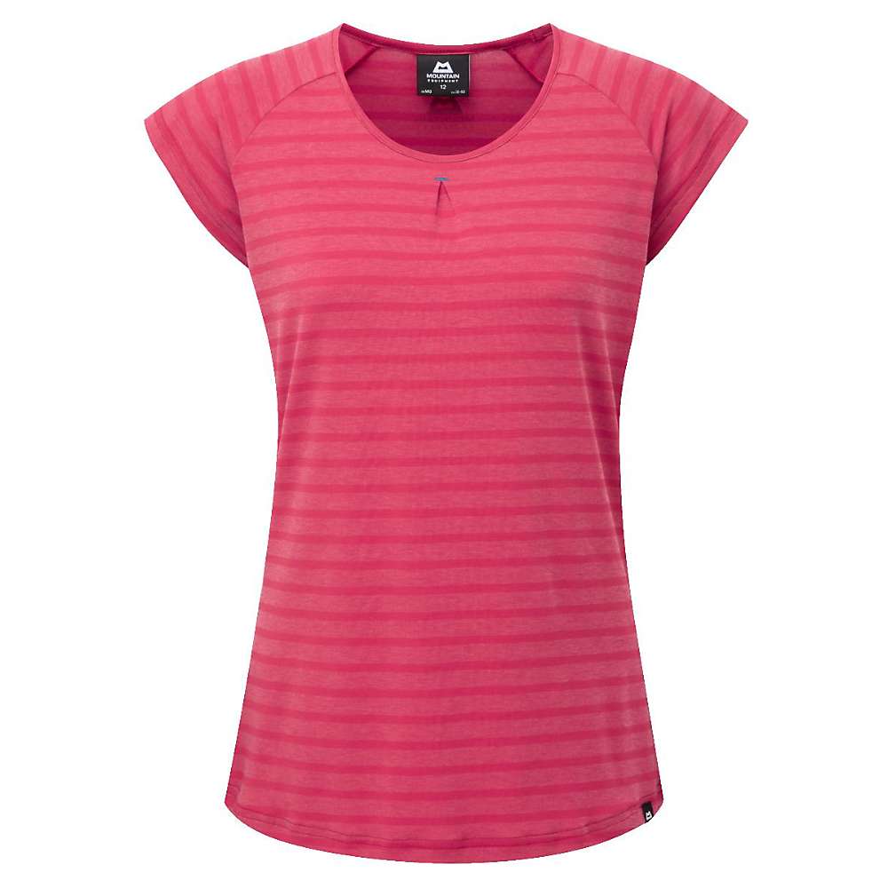 Mountain Equipment Women's Equinox Tee - Poppy Stripe