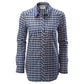 Kathmandu Womens Tonaca Long Sleeve Shirt Blue Check Size 8