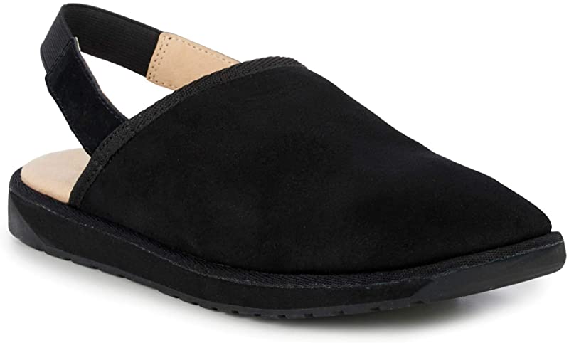 Pantufa feminina de camurça Kerang Stinger da EMU Austrália, preta, tamanho 10 B(M) EUA