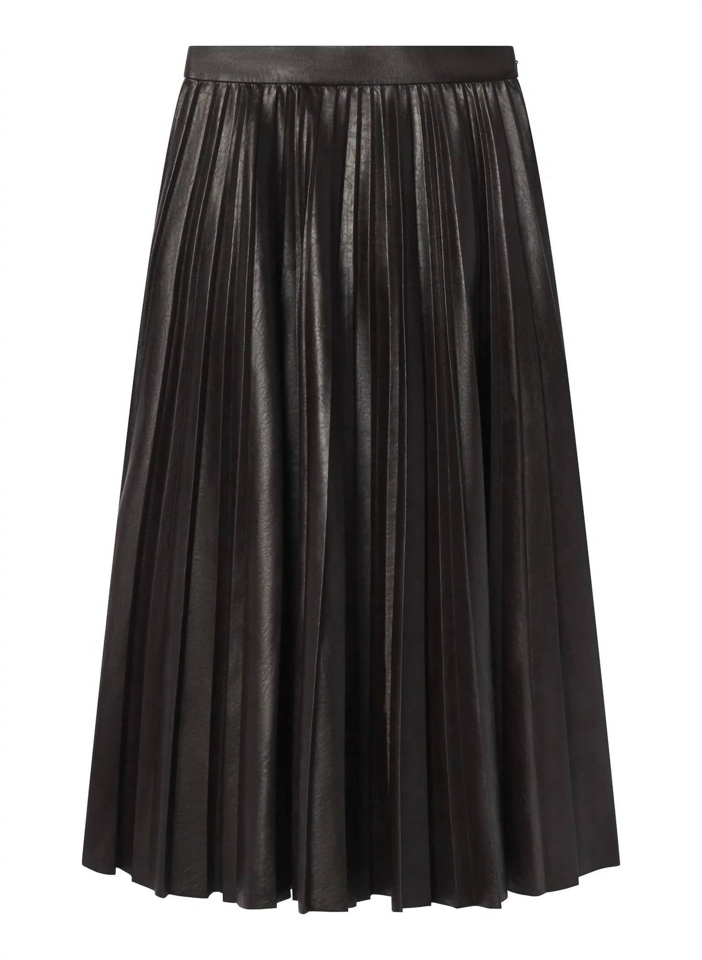 A.L.C. - Etta Vegan Leather Midi Skirt