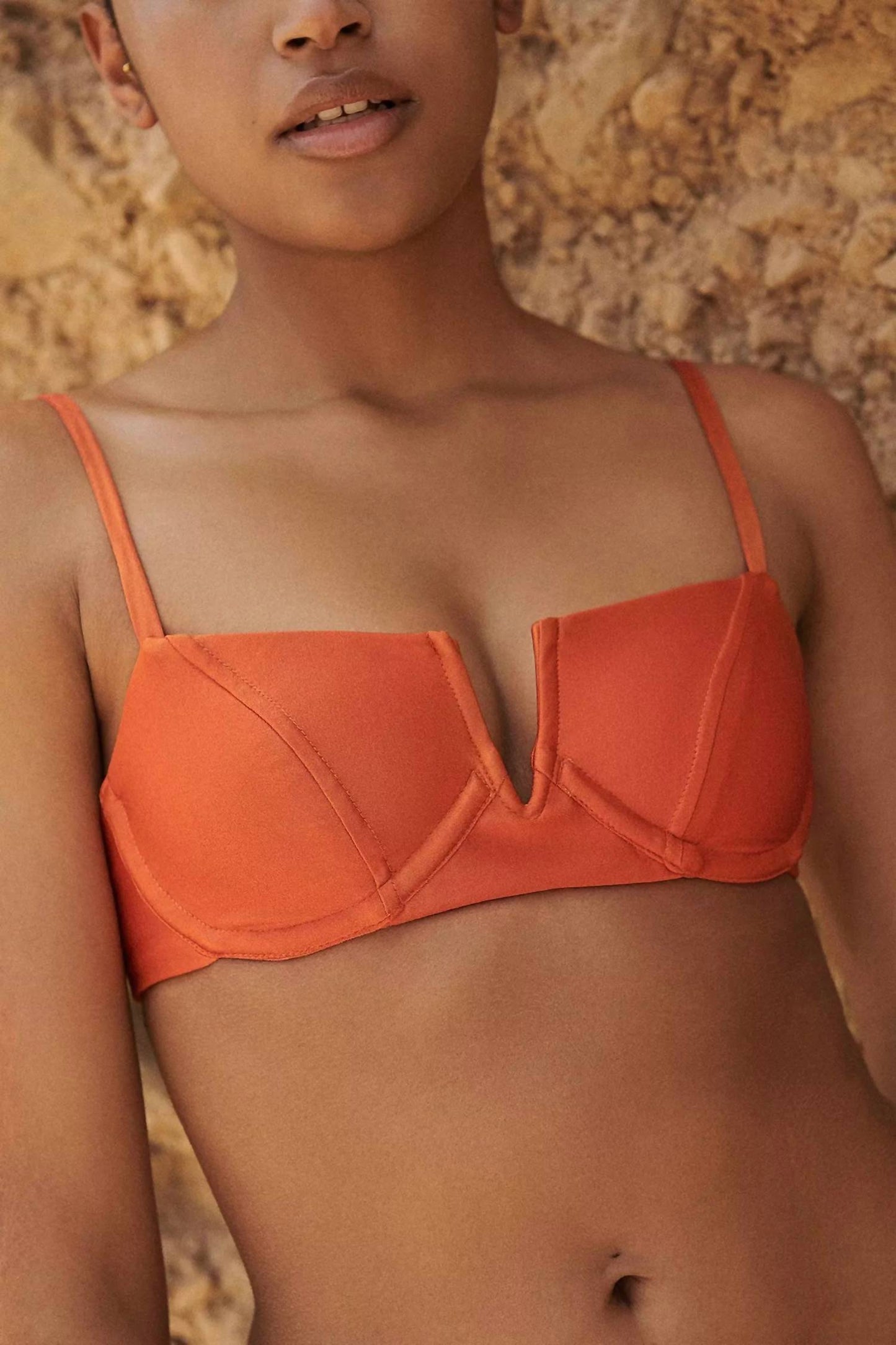 Nelblu - Era Brassiere-like Bikini Top And Bottom Set