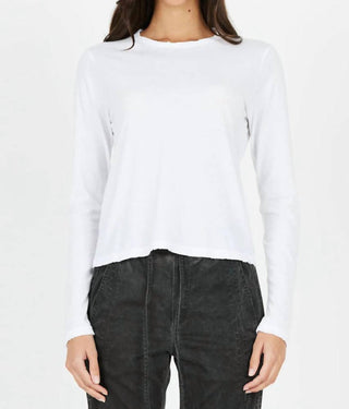 Agolde - Camiseta de manga comprida com gola redonda