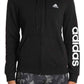 Adidas - Women's essential Linear Full Zip Logo Hoodie