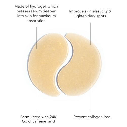 Soon Skincare Unissex Golden Eye Hydrogel Eye Patches - Único