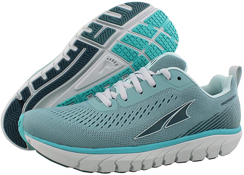 Tênis de corrida feminino ALTRA Provision 5 azul-petróleo/verde