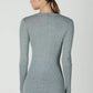 Enza Costa - CASHMERE FITTED CUFFED L/S V
