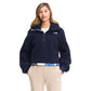 The North Face Women's Printed Platte Sherpa 1/4 Zip Top - Small - TNF Blue IC Geo Print