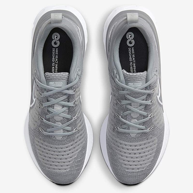 Tênis de corrida Nike React Infinity Run FK 2 feminino, cinza, tamanho 6 B(M) EUA