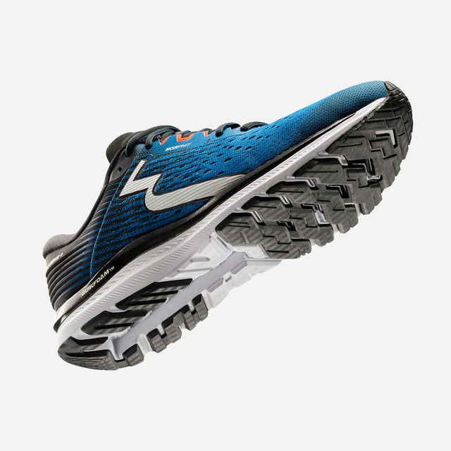 Tênis de corrida masculino Meraki 4 da 361 Degrees, Mykonos, azul/preto, tamanho 11 D(M) EUA