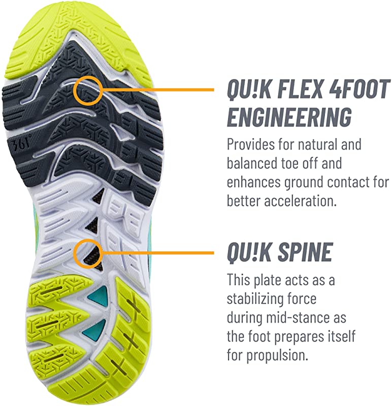 Tênis de corrida feminino Meraki 2 da 361 Degrees, azul Aruba, tamanho 11 D (L) EUA