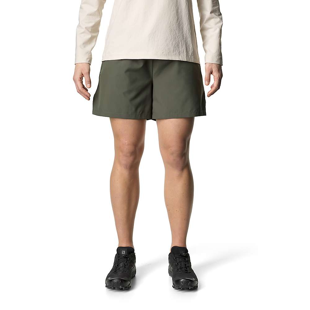 Houdini Womens Pace Wind Shorts - Baremark Green