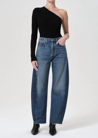 Agolde - Luna High Rise Pieced Taper Jeans