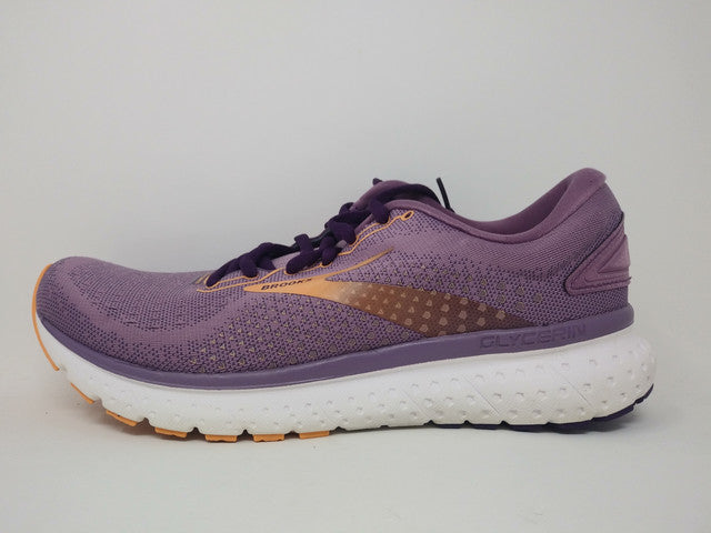 Tênis de corrida Brooks Glycerin 18 feminino, Valerian/Jewel/Cantaloupe, tamanho 10 B(M) EUA