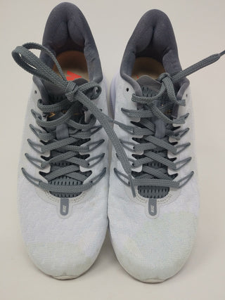 Tênis de corrida Nike Air Zoom Vomero 14 feminino, platina/carmesim, tamanho 7 B(M) EUA