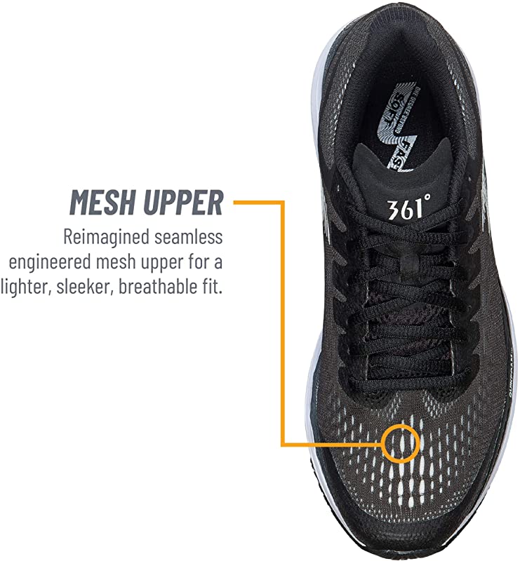 Tênis de corrida feminino Meraki 2 da 36 Degrees, preto, tamanho 12 B(M) EUA