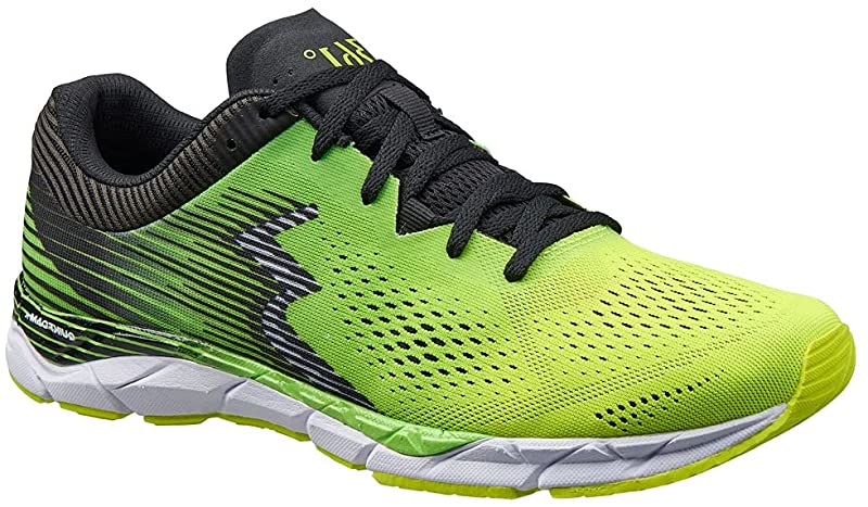 Tênis de corrida masculino 361 Degrees Pacer St, verde, tamanho 12 D(M) EUA