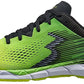 Tênis de corrida masculino 361 Degrees Pacer St, verde, tamanho 12 D(M) EUA