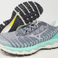 Tênis de corrida Mizuno Wave Sky 4 WAVEKNIT feminino Castlerock tamanho 7 B(M) EUA