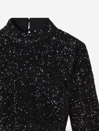 Frame - Cropped Sequin Top