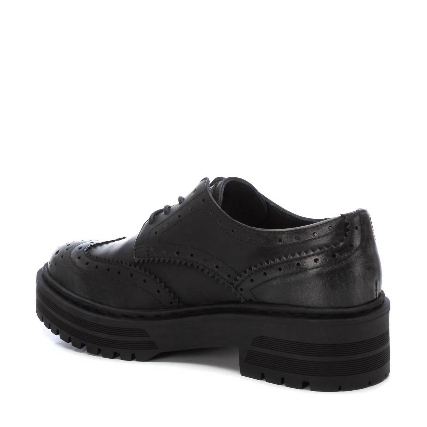 Xti - Women's Heeled Lace-Up Loafers