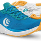 Tênis de corrida feminino Topo Athletic Cyclone Sky/Dourado