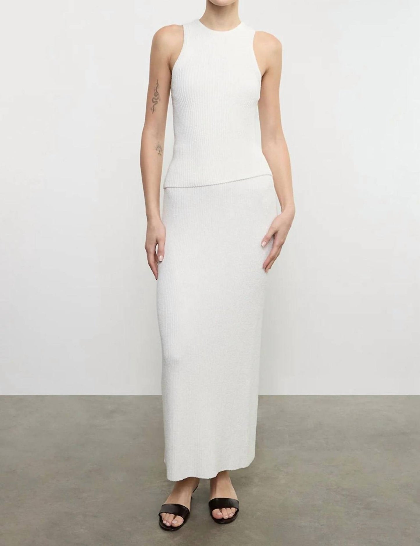 Enza Costa - Boucle Knit Maxi Skirt