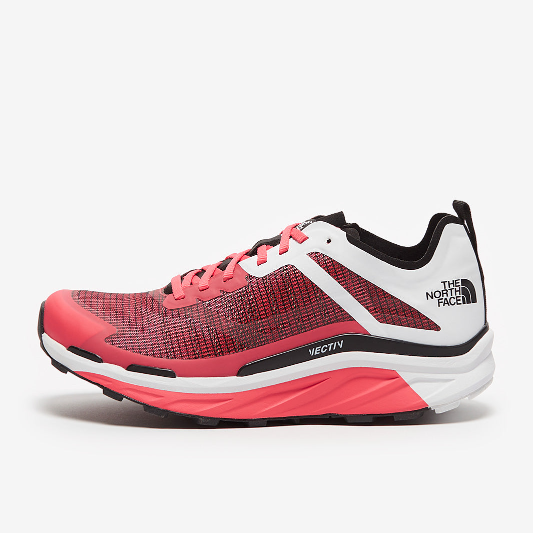 Tênis de trilha feminino The North Face VECTIV Infinite Fiesta vermelho/branco